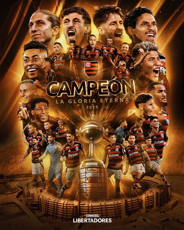 ¡Flamengo campeón de la CONMEBOL Libertadores 2025!